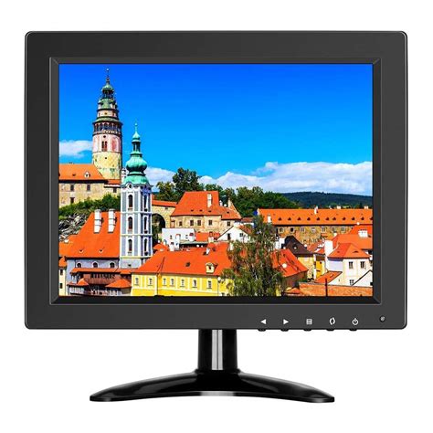 Eyoyo 8 inch HDMI Monitor IPS CCTV Security Monitor, 1280x720 High-Resolution Display 16:9 Small ...