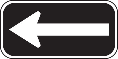 (Left Arrow) Traffic Sign FRP290