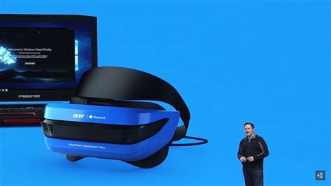 Microsoft Shows Windows in VR, Gives Acer VR Headset to Vision Summit Audience