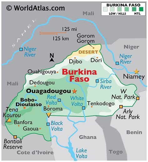 Burkina Faso Maps & Facts - World Atlas