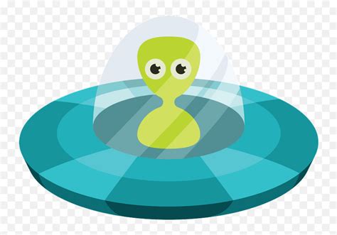 Alien In A Flying Saucer Clipart - Circle Emoji,Flying Saucer Emoji - free transparent emoji ...