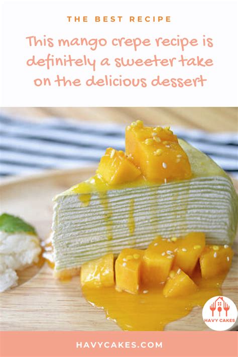 [My Secret] How to Make Mango Crepes | Delicious Mango Crepes Recipe | Mango crepes recipe ...