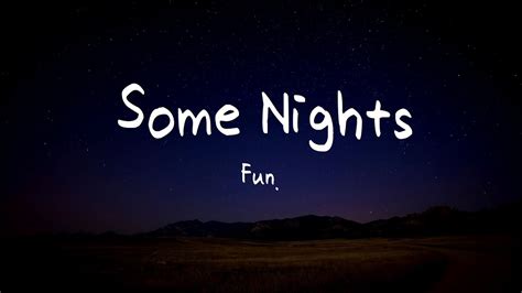 Fun. - Some Nights (한국어/가사/해석) - YouTube