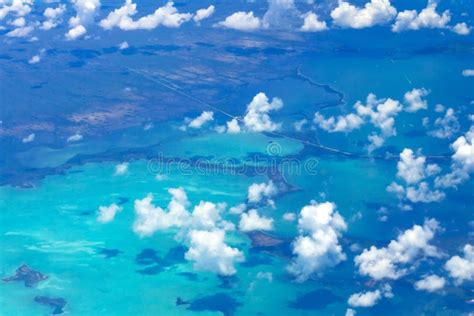 Aerial View of Bahama Islands Stock Photo - Image of plane, atlantic: 87776480