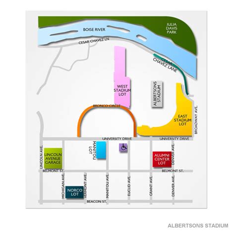 Broncos Stadium Parking Map - Goimages U