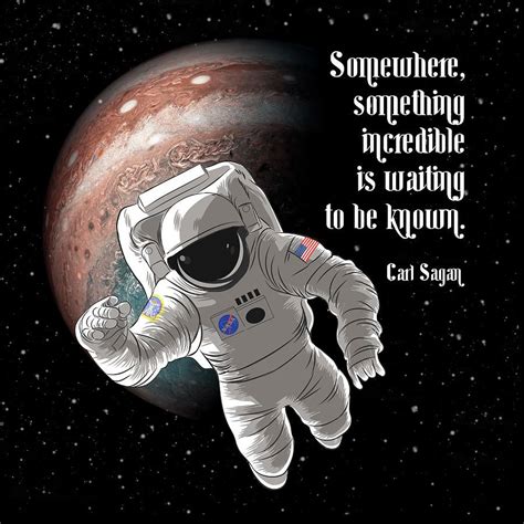 Astronaut Quote Carl Sagan by Gina Dsgn | Astronaut quotes, Astronomy quotes, Astronomy quotes ...