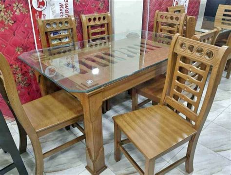 Dining Table with glass/4 chair Dining Table/ Dining Table/MDF Glass T