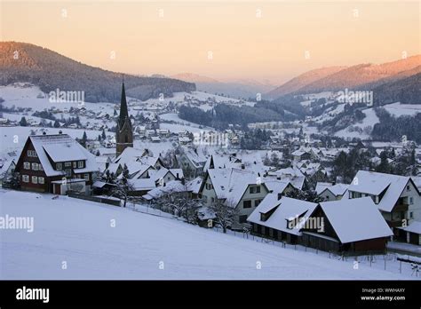 Baiersbronn, Northern Black Forest, Winter, Germany, Northern Black ...