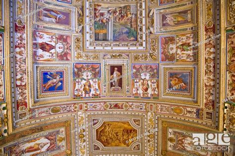 Gallery of the Maps, Musei Vaticani, Rome, Italy, Stock Photo, Picture And Rights Managed Image ...