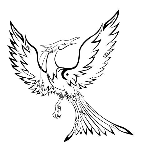 phoenix clipart black and white 10 free Cliparts | Download images on Clipground 2024