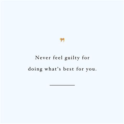 Never Feel Guilty | Self-Love And Exercise Quote