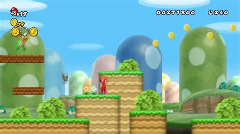 New Super Mario Bros Wii Gameplay (W1, level 1, 2, 3) Full HD - YouTube