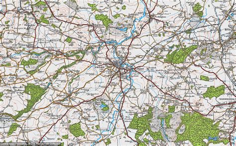 Historic Ordnance Survey Map of Frome, 1919 - Francis Frith