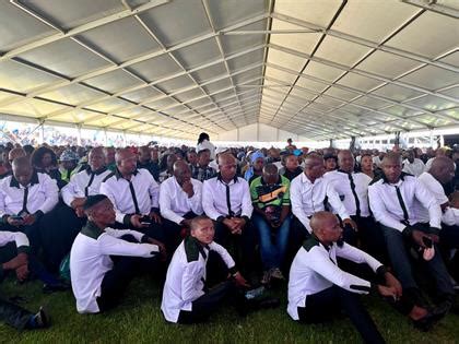 Thousands pack stadium to honour 13 mine workers who died in Impala Platinum lift shaft accident ...