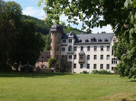 Namedy Castle (Andernach, Rhineland-Palatinate, Germany) Stock Image ...