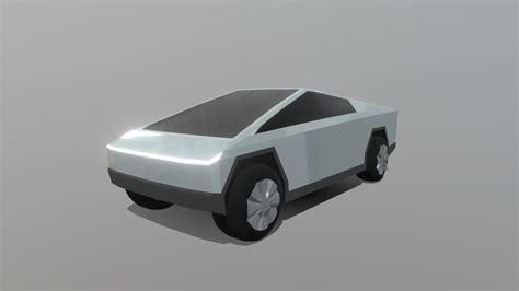 Tesla Cybertruck (Low-Poly) - Download Free 3D model by Icosagon ...