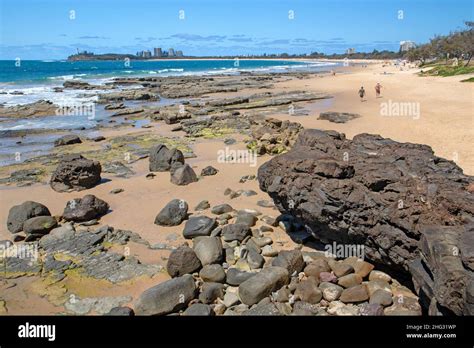 Beach at Mooloolaba Stock Photo - Alamy