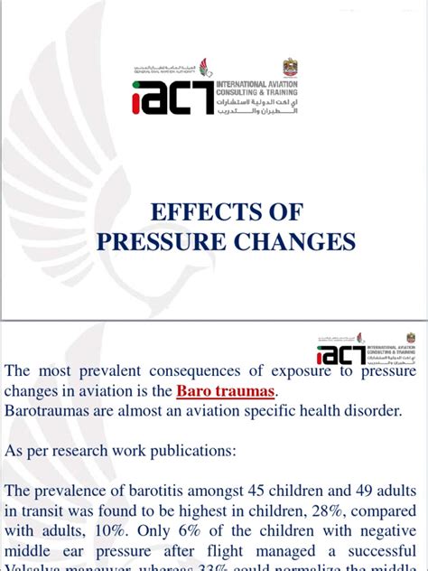 Effects of Pressure Changes | PDF | Medical Specialties | Diseases And ...