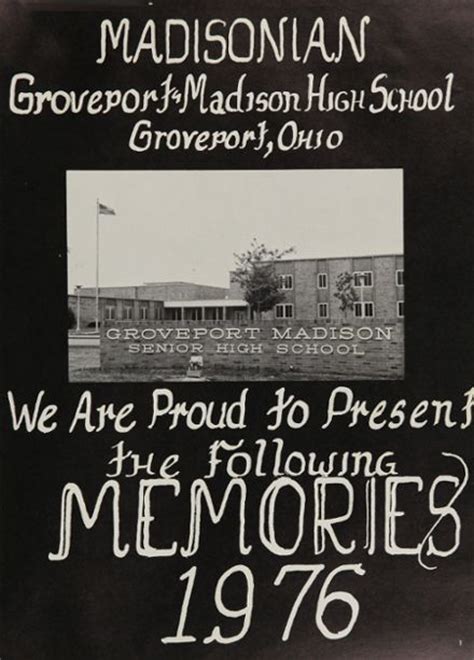 Explore 1976 Groveport Madison High School Yearbook, Groveport OH ...