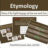 History Of English Words Teaching Resources | Teachers Pay Teachers