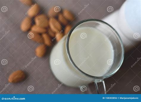 Lactose Free, Dairy Alternative Almond Milk Stock Photo - Image of nutrition, breakfast: 158303856