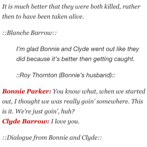 Bonnie And Clyde Quotes Sayings. QuotesGram