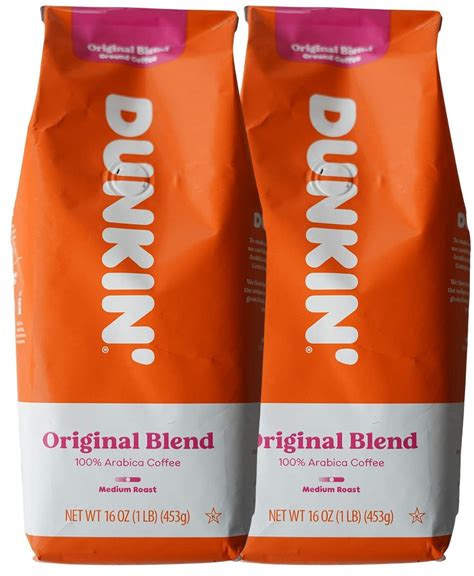 Buy Dunkin' DonutsGround Coffee 1 LB. Bag Multi Pack (Orriginal, Two ...