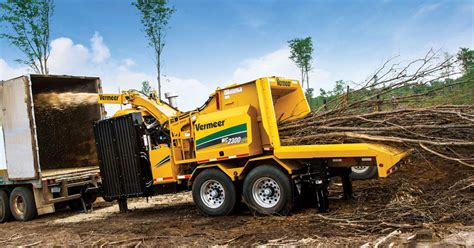 Vermeer WC2300XL Whole Tree Chipper for Wood Chip Production