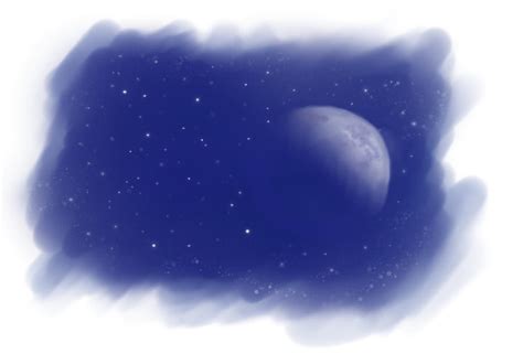 Night Sky Moon by Vreemdear on DeviantArt