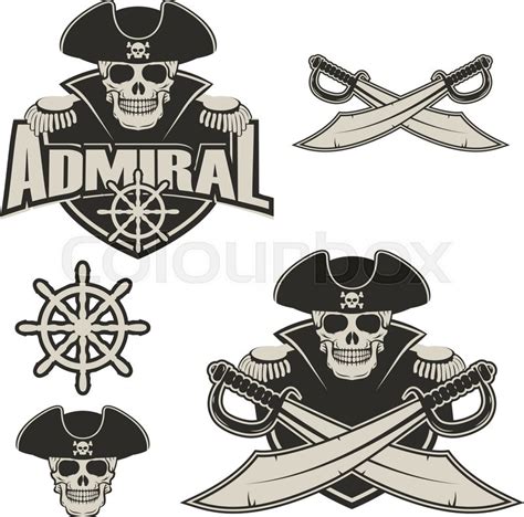 Admiral label and logo design ... | Stock vector | Colourbox