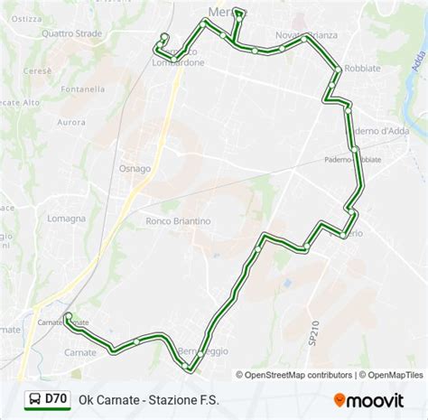 d70 Route: Schedules, Stops & Maps - Ok Carnate - Stazione F.S. (Updated)