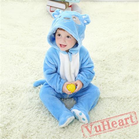 Winter Onesies - Baby Blue Puppy Onesie Costume - Kigurumi Onesies