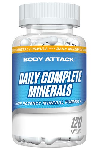 Body Attack Daily Complete Minerals - 120 Caps