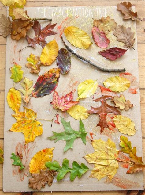 Autumn Leaf Collage - The Imagination Tree | Autumn leaves art, Leaf collage, Fall crafts for kids