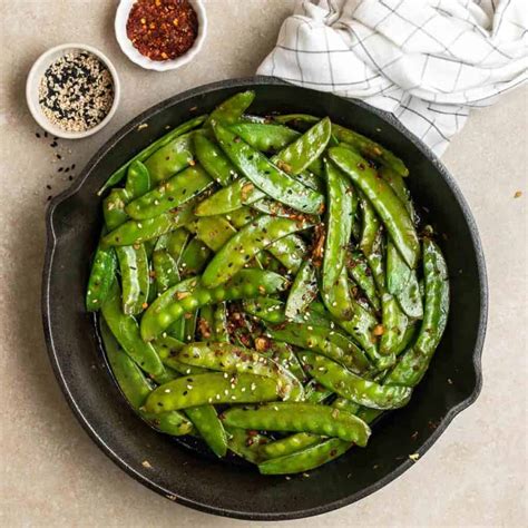 Chinese Snow Peas Stir-fry – My Plantiful Cooking