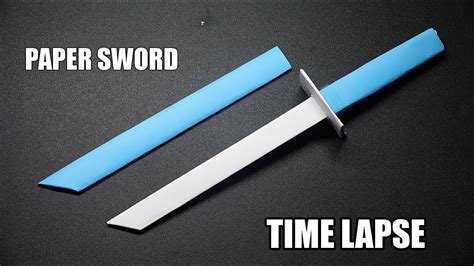 How to make a Paper Sword PART 6 | Easy Origami Tutorial | DIY Ninja Sword TIME LAPSE - YouTube