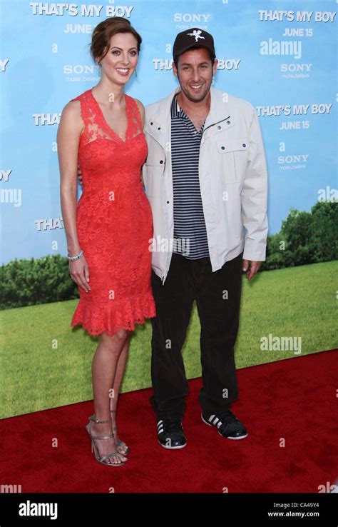 EVA AMURRI & ADAM SANDLER THAT'S MY BOY. WORLD PREMIERE LOS ANGELES ...