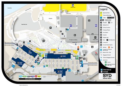 Sydney Airport Map