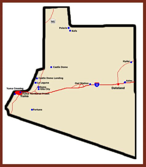 Yuma County Arizona Map