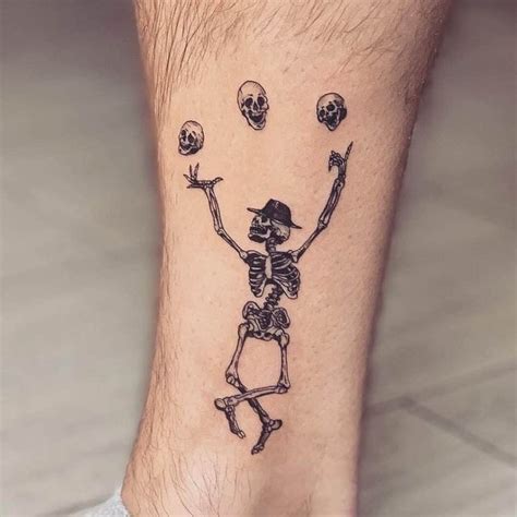 Aggregate 80+ small dancing skeleton tattoo best - in.coedo.com.vn