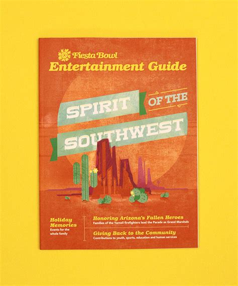 2013-14 Fiesta Bowl Entertainment Guide on Behance