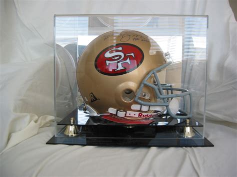 NEW FULL SIZE FOOTBALL HELMET DISPLAY CASE with Mirror | eBay