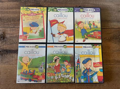 Caillou Dvd's // You Choose // 2000's PBS Kids - Etsy Australia