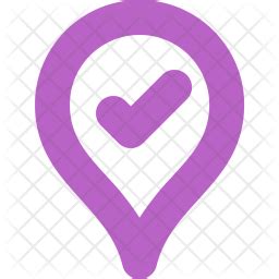 Geotag Icon - Download in Line Style