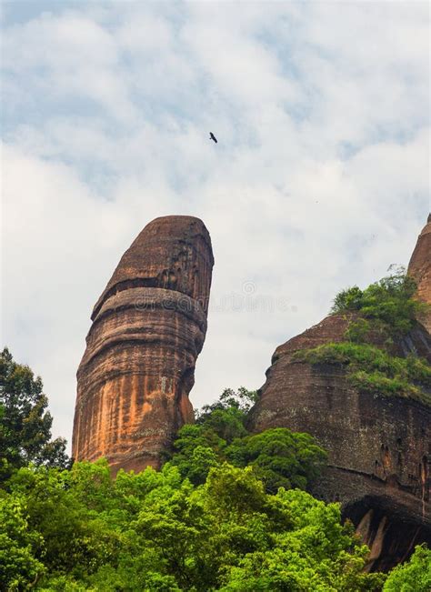 Guangdong Danxia Mountain World Geology Park,China Stock Image - Image of miracle, postcard ...