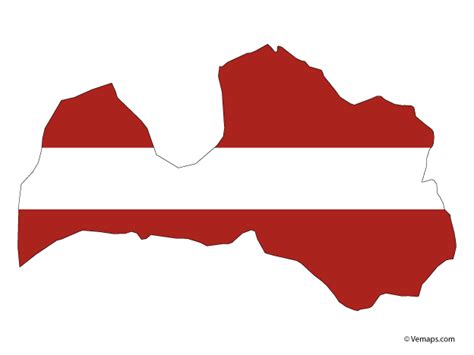 Latvia Map Flag - Foto Kolekcija