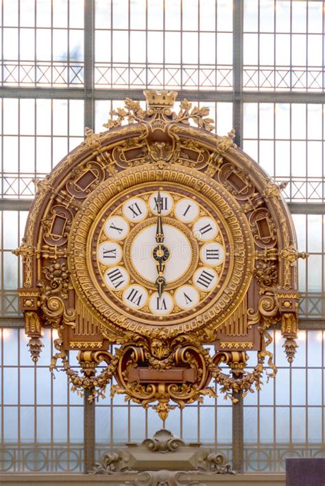 PARIS-JUNE 4: Clock of the Musee D Orsay II Editorial Stock Image - Image of building, history ...