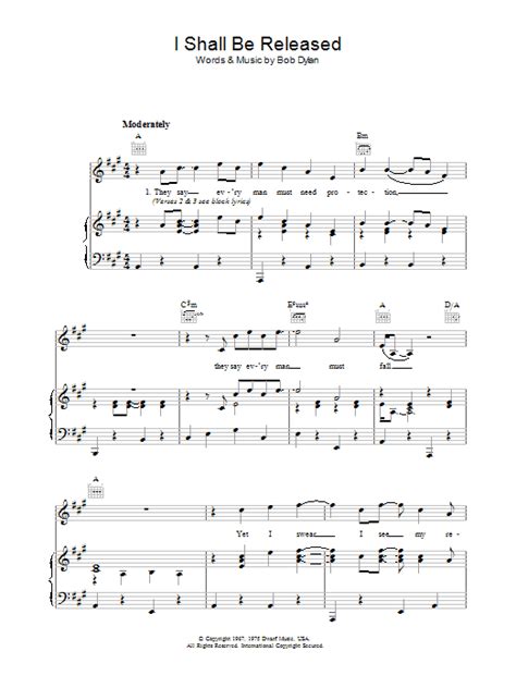 I Shall Be Released | Sheet Music Direct