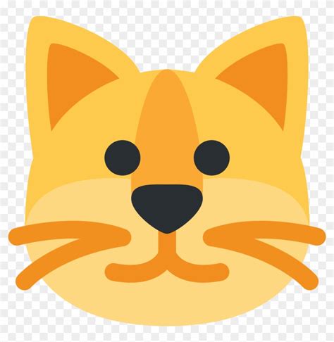 Cat Face - Cat Emoji Twitter, HD Png Download - 2048x2048(#302046) - PngFind