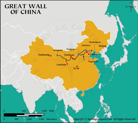 Where is The Great Wall of China Located ? - Great Wall of China on ...